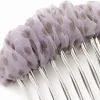The colorful gauze hair comb is flexible, does not damage hair, is light and breathable, and is suitable for daily combing and styling Application Scenario